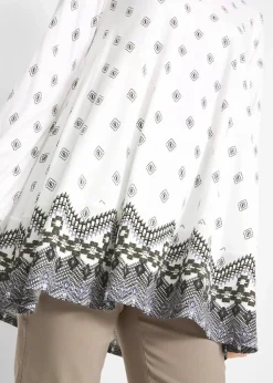 Shirt-Tunika aus Baumwoll-Viskose-Mix