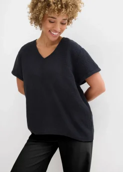 Shirt-Tunika aus softem Musselin