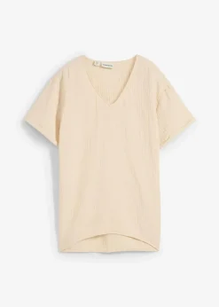 Shirt-Tunika aus softem Musselin