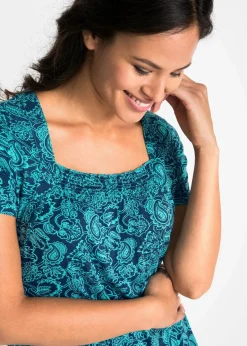 Shirt-Tunika, Kurzarm