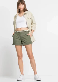 Shorts aus Baumwolle