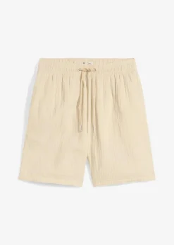 Shorts aus Musselin