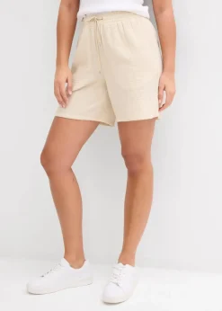 Shorts aus Musselin
