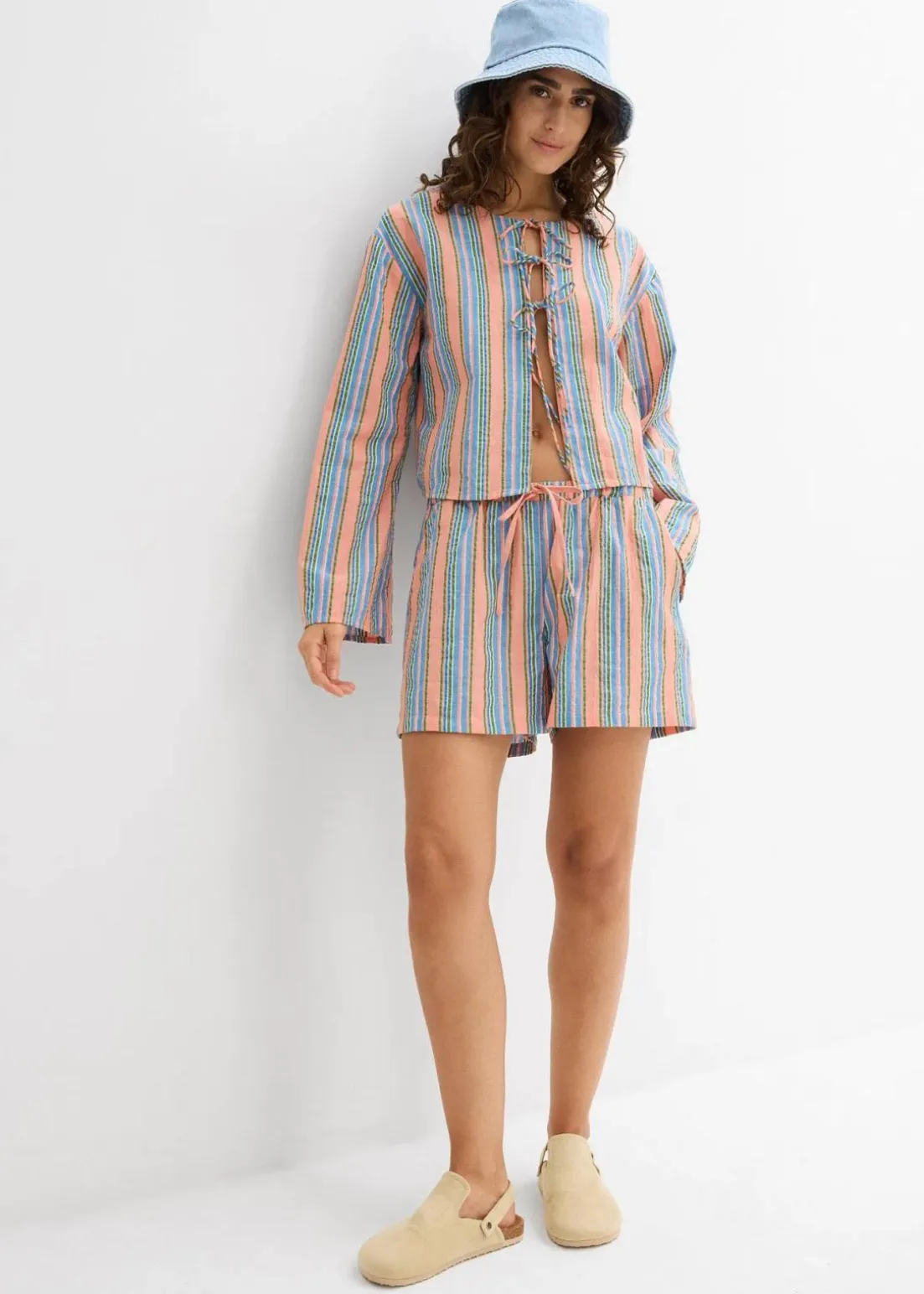 Shorts aus reiner Baumwolle