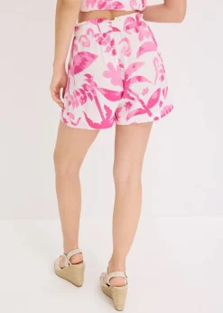 Shorts aus strukturierter Viskose