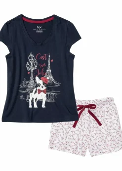 Shorty aus reiner Baumwolle