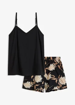 Shorty aus reiner Baumwolle