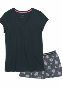 Shorty aus reiner Baumwolle