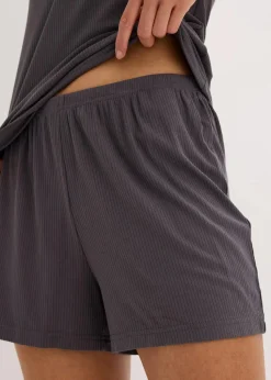 Shorty aus weicher Rippe