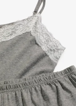 Shorty mit feiner Spitze