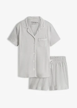 Shorty mit Knopfleiste