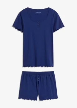 Shorty mit Knopfleiste