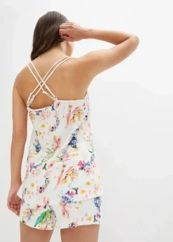 Shorty mit Spaghettiträgern