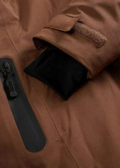 Skijacke, mit Schneefang