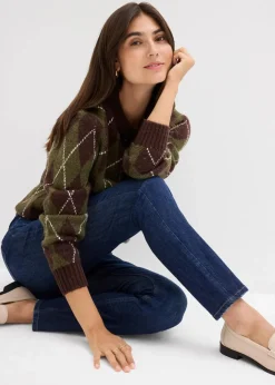 Skinny-Jeans High Waist, Cropped