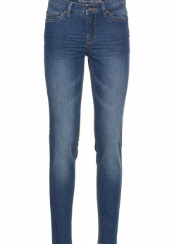 Skinny-Jeans, Mid Waist, cropped