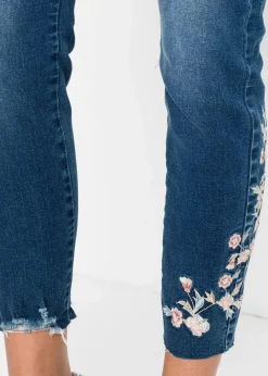 Skinny-Jeans Mid Waist, verkürzt