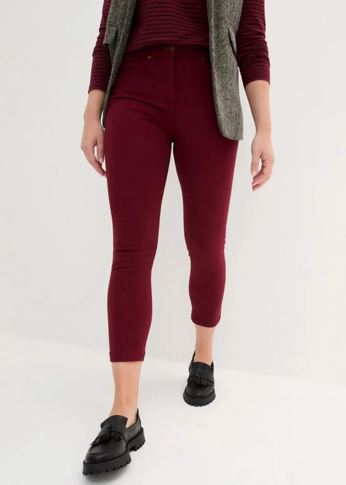 Slim Fit 7/8-Hose, High Waist