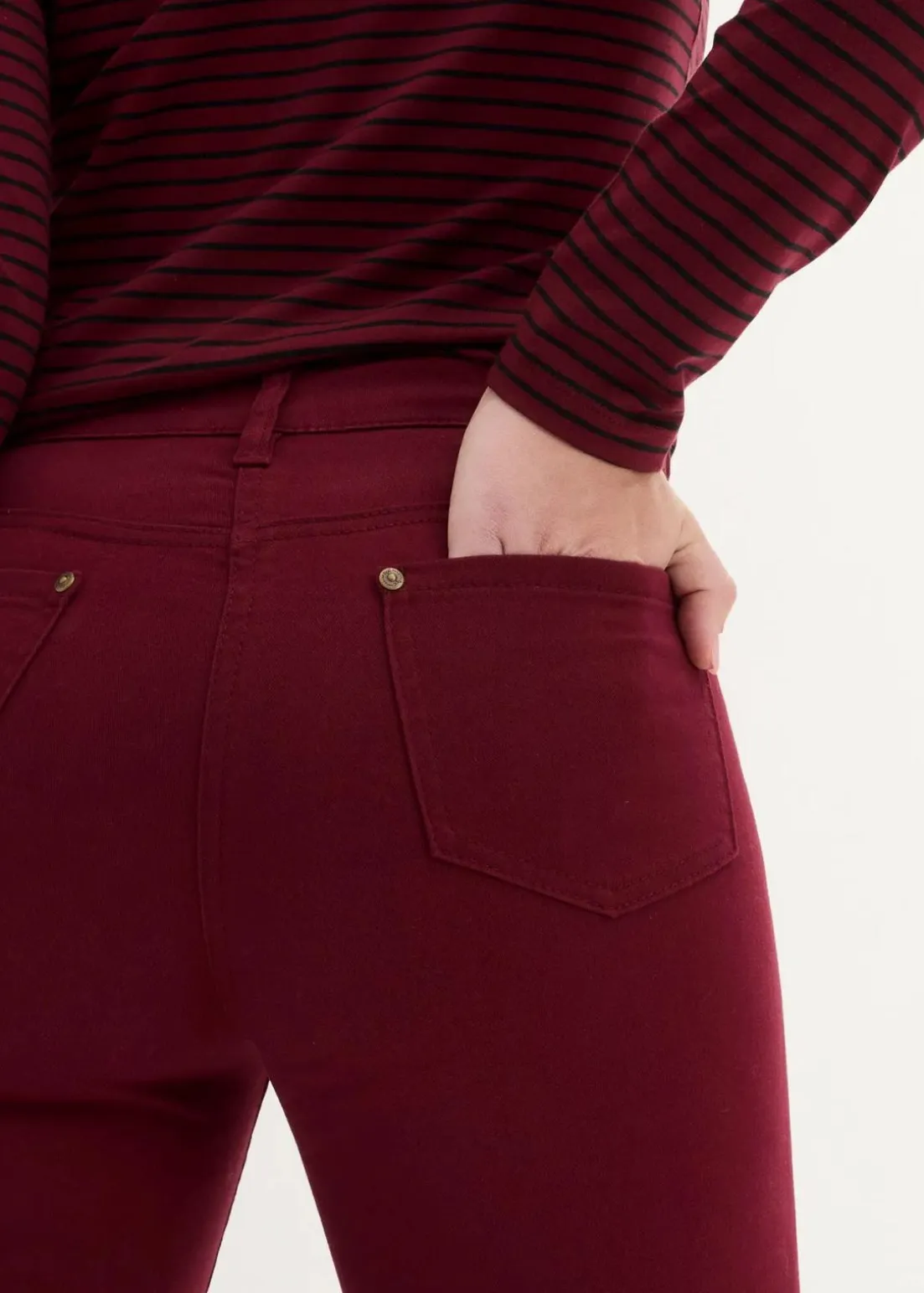 Slim Fit 7/8-Hose, High Waist