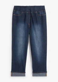 Slim Fit Jeans, Mid Waist, Baumwolle