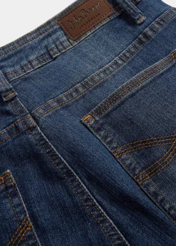 Slim Fit Jeans Mid Waist, cropped