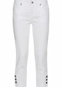 Slim Fit Jeans Mid Waist, cropped