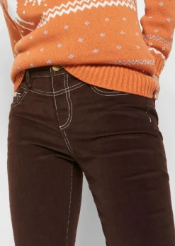 Slim Fit Stretch-Cordhose