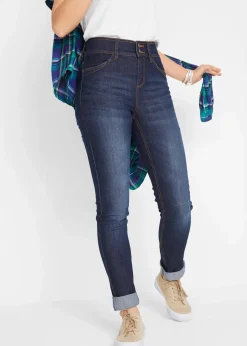 Slim-Fit-Jeans High Waist, Komfort-Stretch