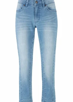Slim-Fit-Jeans Mid Waist, cropped
