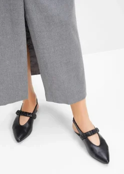 Sling-Ballerinas mit Raffung