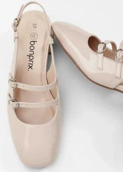 Slingpumps in Lack-Optik