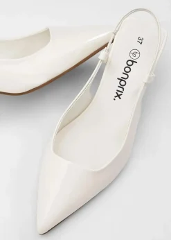 Slingpumps in Lack-Optik