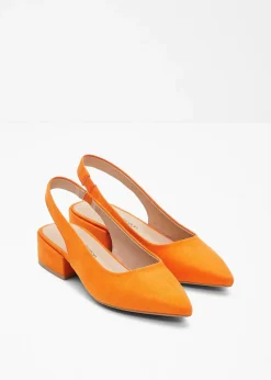 Slingpumps mit flachem Absatz