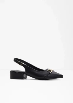 Slingpumps mit flachem Absatz