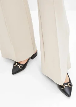 Slingpumps mit flachem Absatz