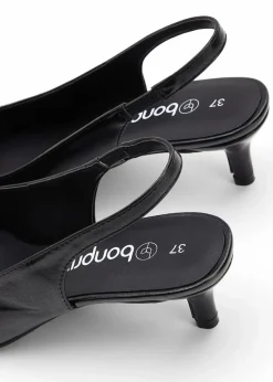 Slingpumps mit schmalem Absatz