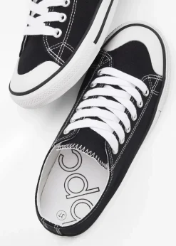 Sneaker aus Baumwoll-Canvas