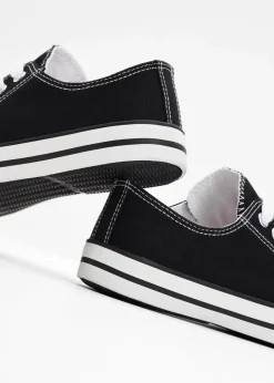 Sneaker aus Baumwoll-Canvas