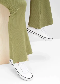 Sneaker aus Baumwoll-Canvas