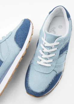 Sneaker mit Mesh-Einsatz