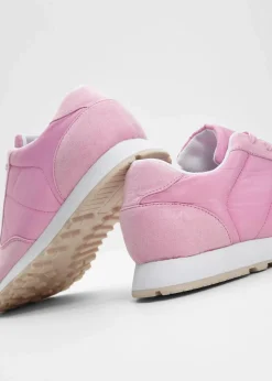 Sneaker mit Satin-Einsatz