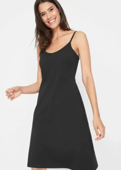 Sommer-Jersey-Kleid mit verstellbaren Trägern
