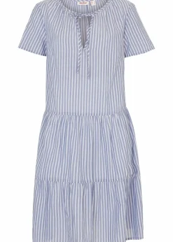 Sommer-Tunika-Kleid aus reiner Baumwolle