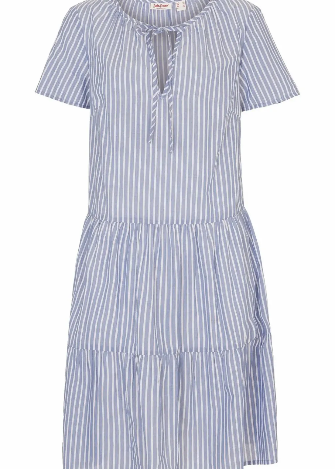 Sommer-Tunika-Kleid aus reiner Baumwolle