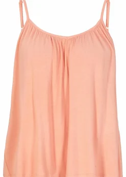 Spaghettiträger-Top aus fließender Viskose