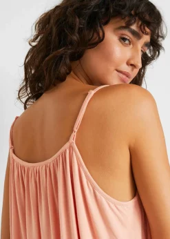 Spaghettiträger-Top aus fließender Viskose