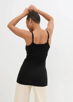 Spaghettiträger-Top aus reiner Bio Baumwolle, (2er-Pack)