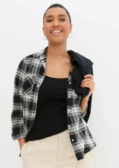 Spaghettiträger-Top aus reiner Bio Baumwolle, (2er-Pack)