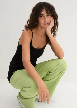 Spaghettiträger-Top aus reiner Baumwolle (3er Pack)