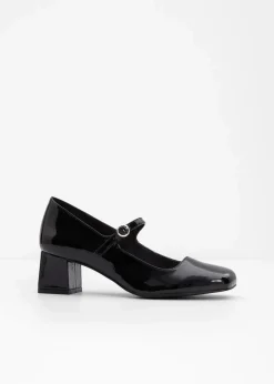 Spangenpumps in Lack-Optik